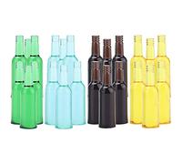 Maison de poupée Miniature en verre de bière, bouteille de vin, jouets de simulation, accessoires