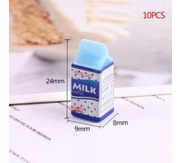 Maison De Poupée Miniature, Nourriture, Échelle 1:12, Bouteille En Carton De Lait, Tasse De Boisson, Nourriture Pour 1/12, Accessoires De Cuisine, 10 Pièces
