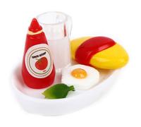 Maison De Poupée Miniature, Sauce Tomate, ¿Ufs, Lait, Pain, Dressing, Accessoires De Cuisine
