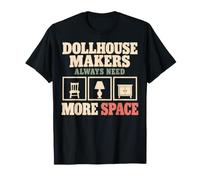Maison de poupée miniaturiste - Cadeau de Collection T-Shirt