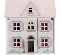 Maison de poupée moyenne blanc, rose, vert TU
