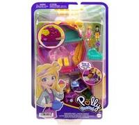 Polly Pocket Mini-Univers Coffret Le Café Cupcake Petite Douceur avec 2 Mini-Figurines Et 13 Accessoires, Jouets De Voyage, Jouet Enfant, Dès 4 Ans, HKV31