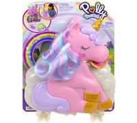 Polly Pocket – Maison de poupée – Salon de coiffure Licorne arc-en-ciel – Coffret mini-figurines