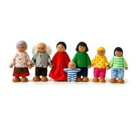 Maison de poupée poupées Base Stable maison de poupée personnes figurines | Articulations mobiles pour scènes de maison de poupée, bords lisses sans bavures, pour petites mains