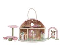 Maison de poupée rose, jaune, vert, beige, mult TU