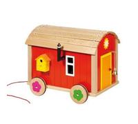 Maison De Poupée Roulotte Goki - Jouets En Bois