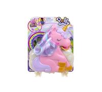 Polly Pocket – Maison de poupée – Salon de coiffure Licorne arc-en-ciel – Coffret mini-figurines