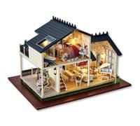 Td® Provence Maison Bricolage Chalet Modèle Villa Maison Grande Maison Jouet Modèle Intelligent Enfants Filles Jouet Cadeau