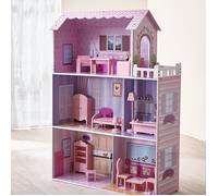Maison de poupée - Teamson Kids - Dreamland Tiffany - 13 pièces - Rose et multicolore