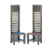 Maison de poupées HILL MAISON Mackintosh CHAISES miniature Designer meubles collection