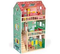 Maison de poupées Janod Happy Day Vert Multicolore G