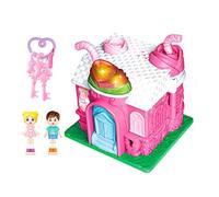 Maison de poupées | Maison de jeux avec lumière et musique | Villa de jouet de jeu symbolique pour garçons et filles, maison, école, chambre, salle de jeux, anniversaire, vacances, enfant