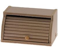 Maison de Poupées Miniature 1:12 Accessoire Cuisine Bare Bois Rouleau Haut Boite à Pain