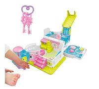 Maison De Poupées Pour Filles,Maison De Jeu Avec Et Musique | Villa Jouet,pour Salle De Jeux École Salle De Jeux D'Étude Salle De Bains Centre De Diurno