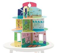 Maison de poupées Stokke MuTable - Comprend Un Terrain de Jeu, Une Maison familiale, Un musée et Un Jardin d’Enfants - Fabriquée en Bois - Assemblage sans Outils