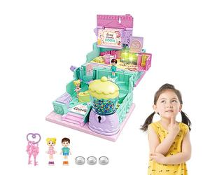 Maison de Princess - Kit de résidence de Jeux, Pack de Meubles Pastel Palace, Villa Imaginative à raconter des Histoires | Mini Aventure dans la Maison hantée pour Les Tout-Petits, Les Jeunes à