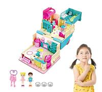 Maison de princesse, kit de jeu pour lui, princesse, château magique et dansant, jouet musical, maison de jeu, cadeau pour fille à partir de 3 ans, décoration de Noël pour