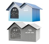 Maison De Refroidissement Pour Chat - Lit De Glacière À Soulagement De La Chaleur D'été, Cabine De Repos Pour Animaux De Compagnie En Tissu Lavable, Module De Refroidissement À Flux D'air Non Électriq
