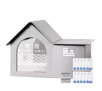 Maison de refroidissement pour chat - Pliable - Avec poche de glace - Longue durée de vie - Toit incliné pour jardin, terrasse, cour