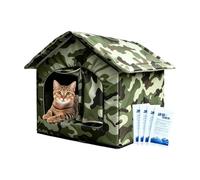 Maison de Refuge pour Chat Rafraîchissante Abri Chat Imperméable | Tanière Rafraîchissante pour Chat pour Propriétaires de Chat, Dresseurs, Amoureux des Animaux, Appartement, Maison, Bureau,