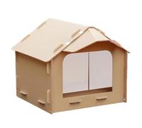 Maison de Repas en extérieur de Chat,Maison Animaux Imperméable avec Toit Incliné | Abri pour Chats errants | pour Jardin Rue Parc Communauté Patio