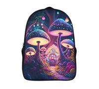 maison de rêve sac à dos imprimé en 3d 2 compartiment solide et robuste champignon sac à dos 12 ans et plus filles garçon sac d'école loisirs-16,pour les voyages les affaires