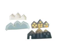 Maison De Silicone Moules En Résine Moules Fabrication En Silicone Art Craft House Ornement Pour Fabriquer Des Accessoires Décoration Maison Fabrication À La Main