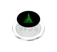 Maison de sorcière en ruine Verte PopSockets PopGrip pour MagSafe
