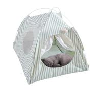 Maison de Tente de Chat, Tente de boîtier pour Animaux de Compagnie, Chaton Semi-fermé pour pèle-Jeu Indoor, Mesh Window Puppy Camping Cushion Détachement Lavable pour