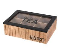 Maison de thé bistro, 24 x 16,5 x 7,5 cm