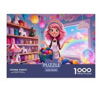 Maison de Tissage Arc-en-Ciel Puzzle 1000 Pièces Adultes intéressant Puzzles 1000 Pièces Peinture Art Décor À La Maison 70x50cm/1000pcs