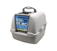 Maison de toilette Bac a litiere pour chat Airsift Jumbo Systeme de filtration in