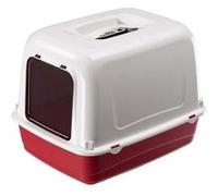 Ferplast Maison de toilette pour chat CLEAR CAT 10 porte 2 filtres charbon actif Coloris assortis G