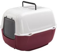 Maison de toilette - bac a litiere pour chat PRIMA - Plastique - Filtre a charbon a actif anti odeur - FERPLAST