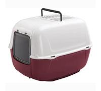 Maison De Toilette - Bac A Litiere Pour Chat Prima - Plastique - Filtre A Charbon A Actif Anti Odeur - Ferplast