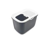 Maison de toilette HOP In entrée par dessus 58 x 39 x 40 cm grise pour chat