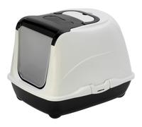 Flamingo Pet Products - Maison de Toilette, Loki Noir, 38 x 50 x H37 cm, pour c