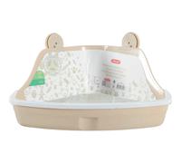 Maison de toilettes d'angle pour rongeurs Zolux Beige TU