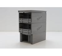 Maison de ville à plusieurs étages Vietnam pour table Wargaming VUBT04 - Terrain imprimé en 3D - Inspiré par des villes comme Saigon et Hue - Convient pour l'échelle de 28 mm et 15 mm (28 mm)