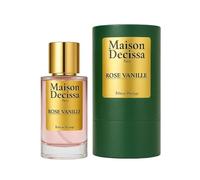 Maison Decissa Rose Vanille Edition Prestige, Eau de Parfum de Luxe Française, Parfum Féminin avec Notes de Rose et Vanille, Collection Prestige 50ML