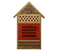 Maison des abeilles | Hôtel Insectes de jardin en bois - Maison d'abeilles en bois pour jardin, hôtel à insectes, habitat fait à la main, abri pour insectes, hôtel à insectes suspendu pour abeilles, p