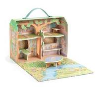 Maison des bois de Sylvia & fox Tinyly Djeco Multicolore G