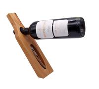 Maison Des Cadeaux Gravity Defying Lot de 2 porte-bouteilles de vin avec tire-bouchon WD2