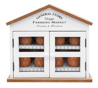 Maison Des Cadeaux Porte-objets en bois avec 16 œufs « General Store »