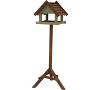 Nichoir à Oiseaux avec Pied en pin FSC 100% 39 x 39 x 34 cm