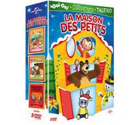 Maison Des Petits - Coffret : Masha Et Michka - Première Rencontre + Oui-Oui - Le Pique-Nique En Musique + Trotro Est Amoureux - Pack