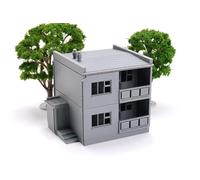 Maison d'Europe de l'Est 1945-1980 (SBH01) - Bâtiment de terrain Wargaming imprimé en 3D - Guerre froide/Batailles modernes - Terrain de table 15 mm, 20 mm, 28 mm (15 mm)