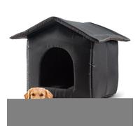 Maison d'extérieur pour chat, abri pour chat d'extérieur - Lit chaud imperméable pour chiot - Maison d'hiver, lit de couchage pour chats d'extérieur, confort pour chats errants