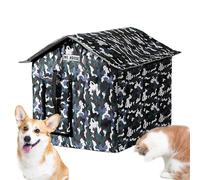 Maison d'extérieur pour chat - Maison pour chat pliable - Lit pour chat - Abri pour chat pour garage, porche, balcon, arrière-cour, quartiers