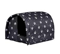 Maison pour Chat D'extérieur - Niche D'extérieur d'hiver pour Chat | Nid Chat Pliable Imperméable | Nid Chat Pliable Imperméable | Résistant Aux Intempéries | Abri d'hiver Pliable pour Chats Sauvages